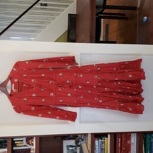 Ulla Johnson floral midi dress SMALL (US 4 / 6)